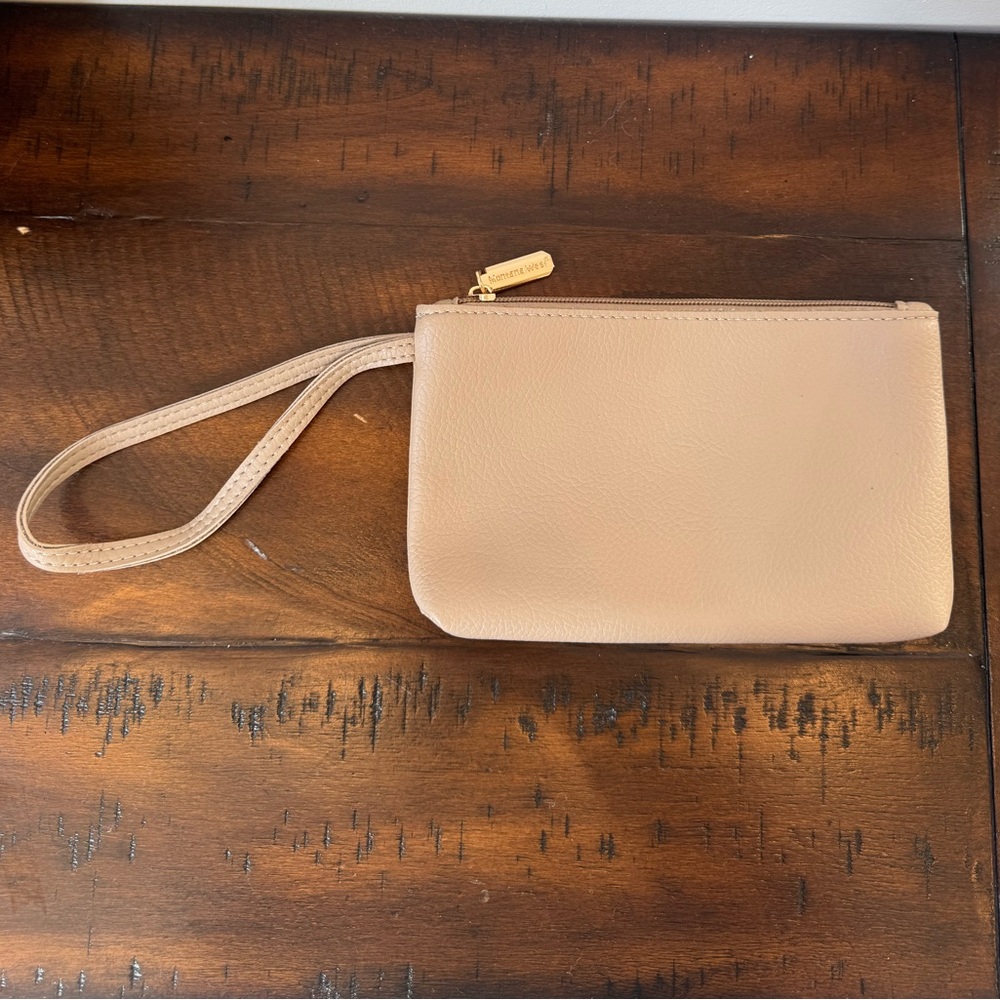 Montana West Vegan Leather Khaki Wristlet Clutch NWOT